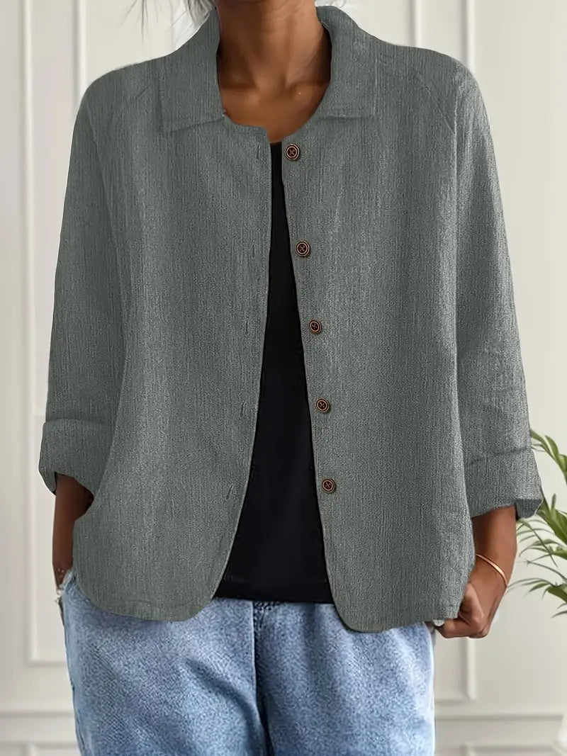 Marilla | Light shirt jacket in a linen blend