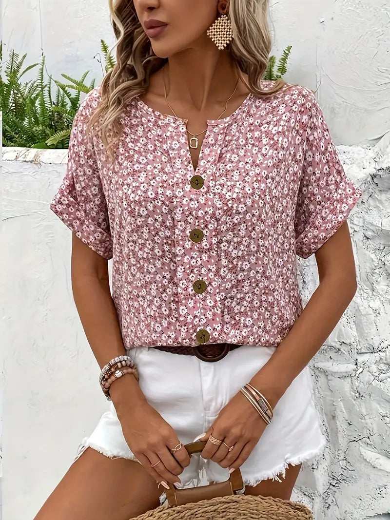 Verna | Stylish Floral Print Blouse