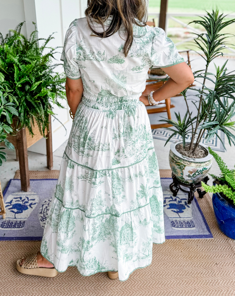 Elizabeth | Classic Toile Maxi