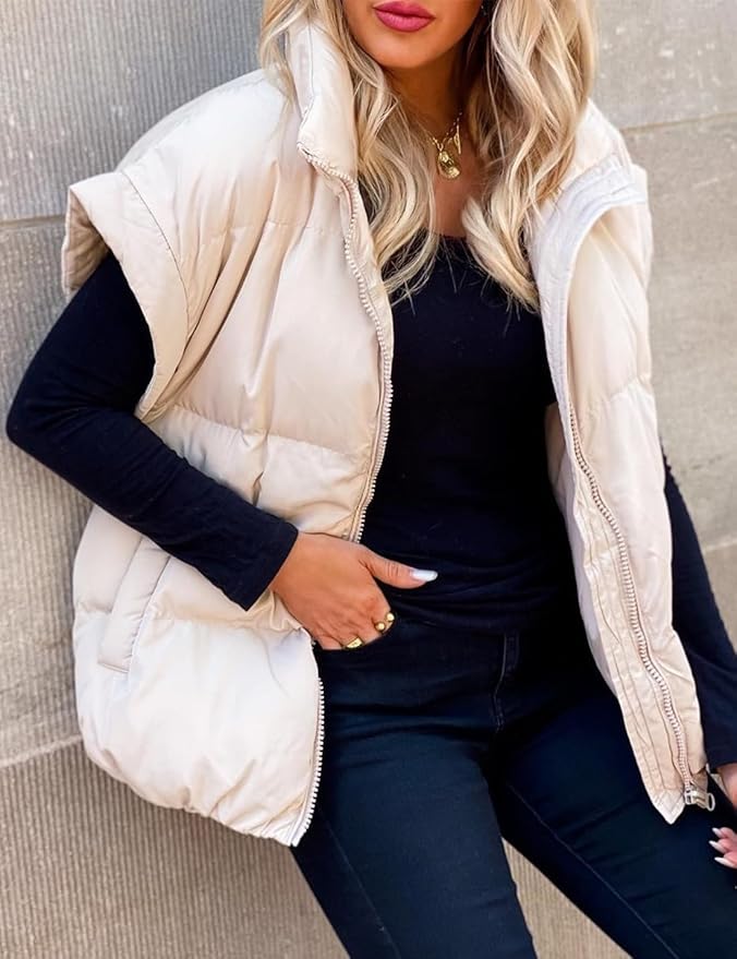 Charlotte | Cozy Short Sleeve Puffer Jacket