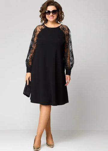 Destiny | Ttendy Lace-Sleeve Dress