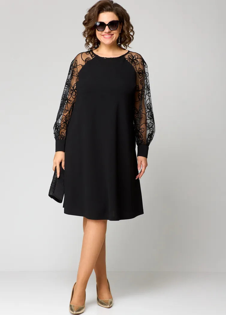 Destiny | Ttendy Lace-Sleeve Dress