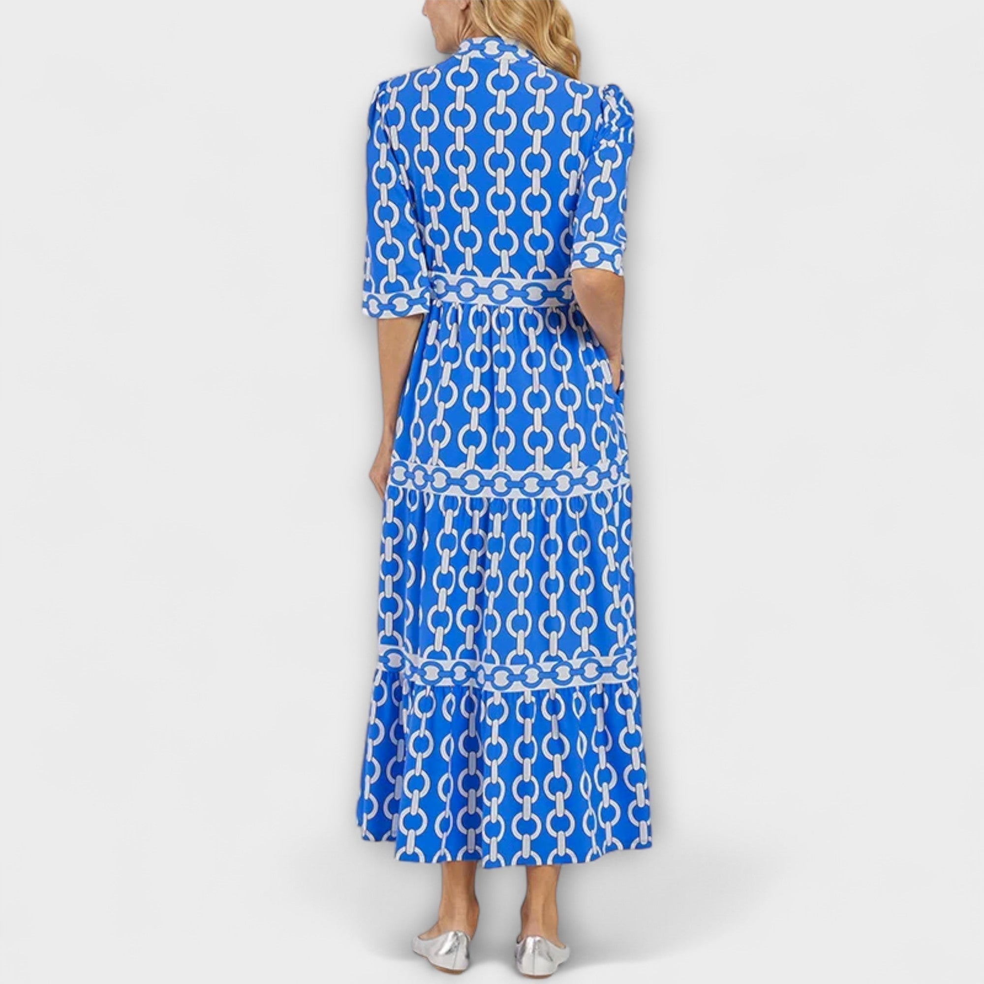 Sophia | Midi Dress with Chain Pattern