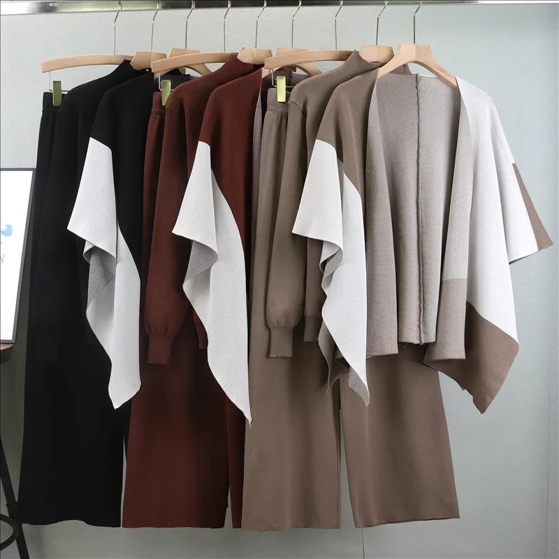 Alyssa | Chic Knitted Three-Piece Set