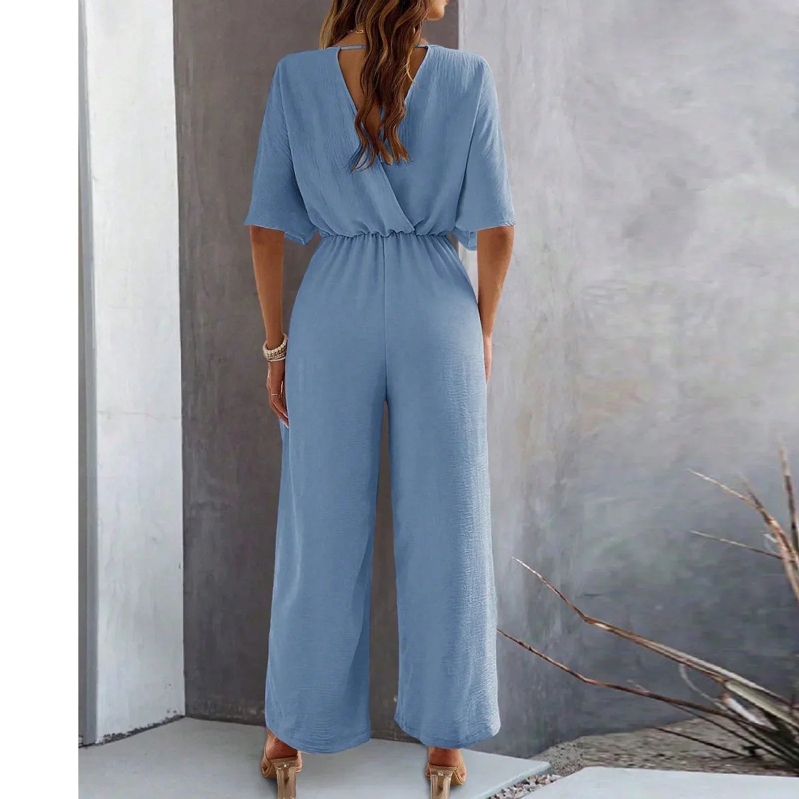 Olivia | Chic V-Neck Jumpsuit