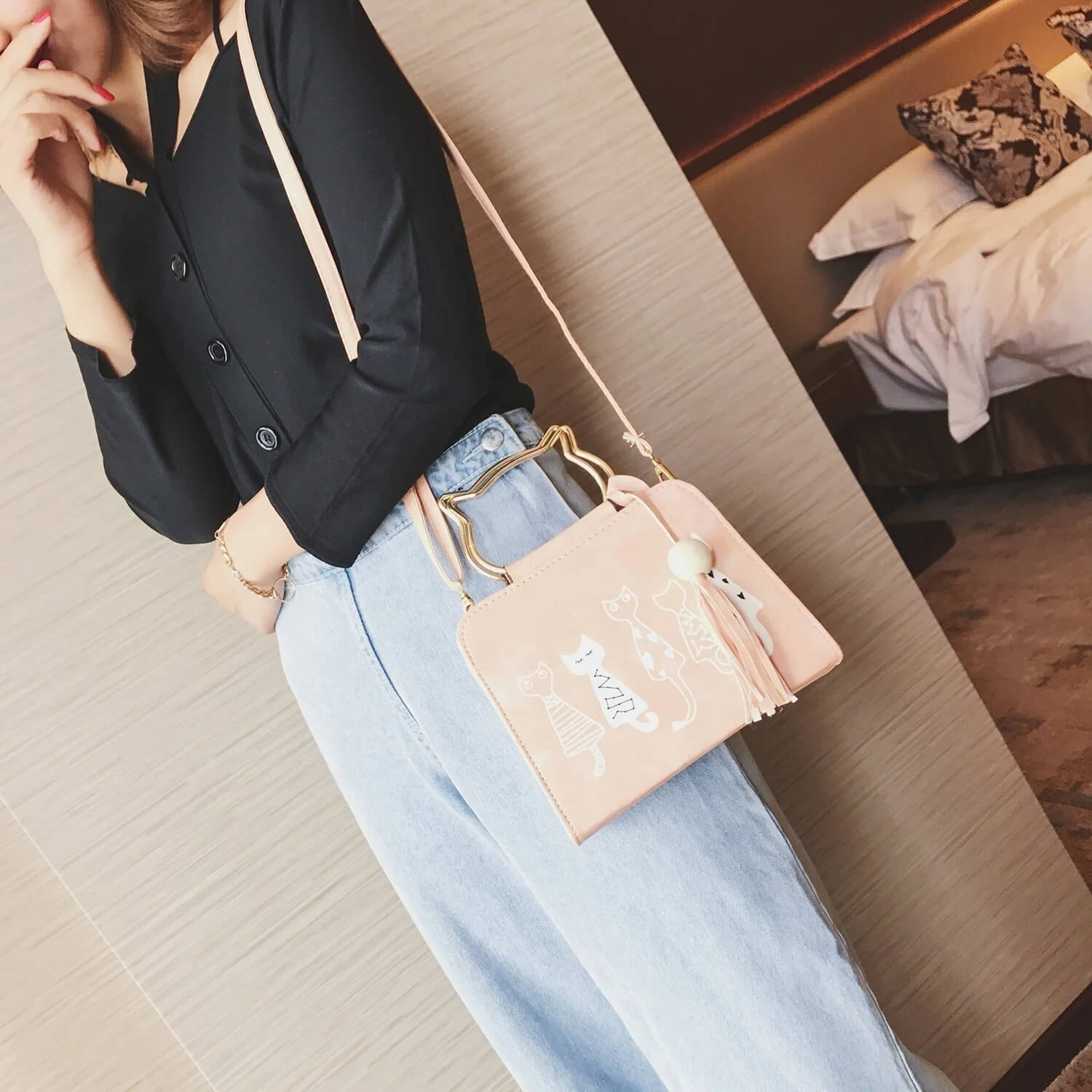 Layla | Adorable Kitty Handbag