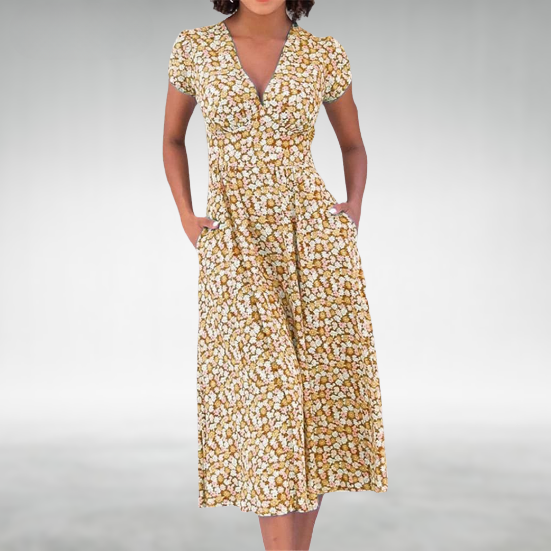 Joan | Elegant Summer Midi Dress