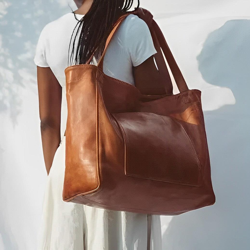 Isabella | Classic Leather Shoulder Bag