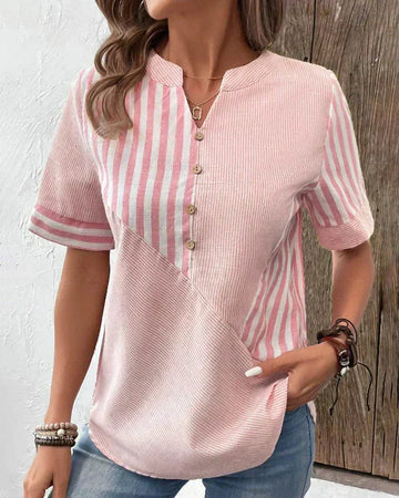 Monroe | Striped Soft Blouse