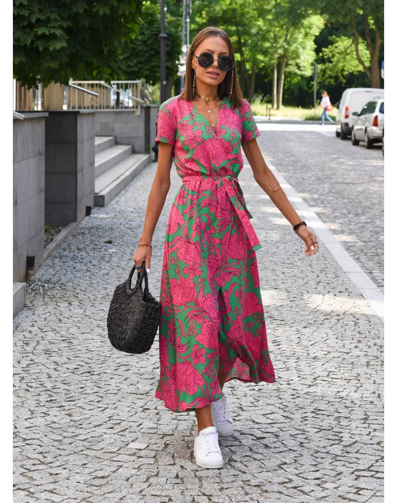 Ava | Chic Floral Elegance Dress