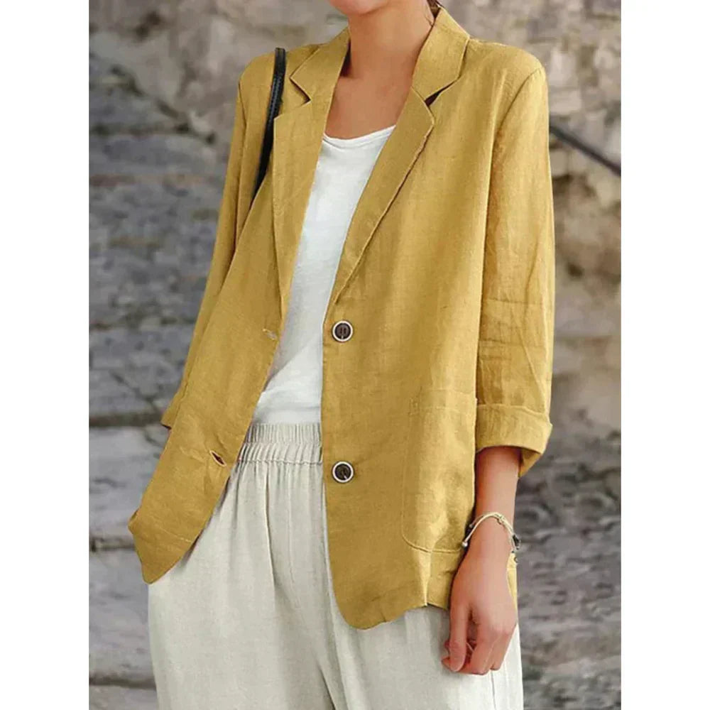 Valeria | Lightweight Blazer with Rolled Sleeves