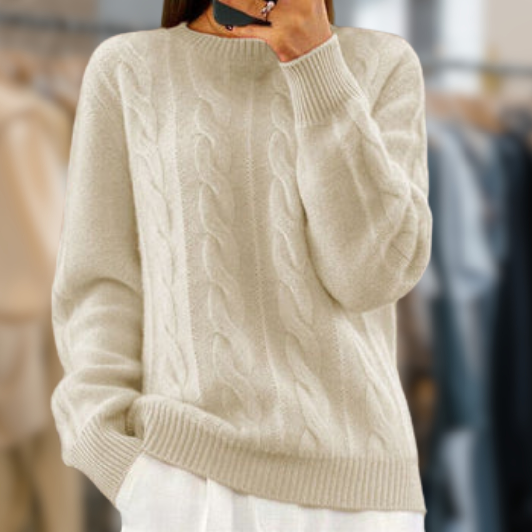 Charlotte | Cozy Cashmere Knit Sweater