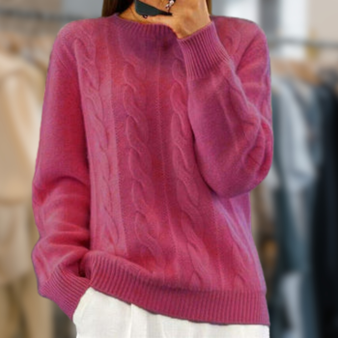 Charlotte | Cozy Cashmere Knit Sweater