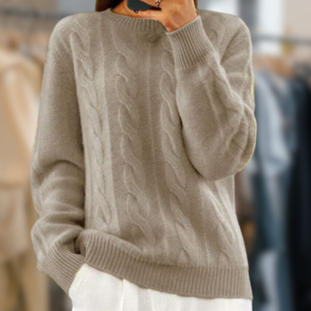 Charlotte | Cozy Cashmere Knit Sweater