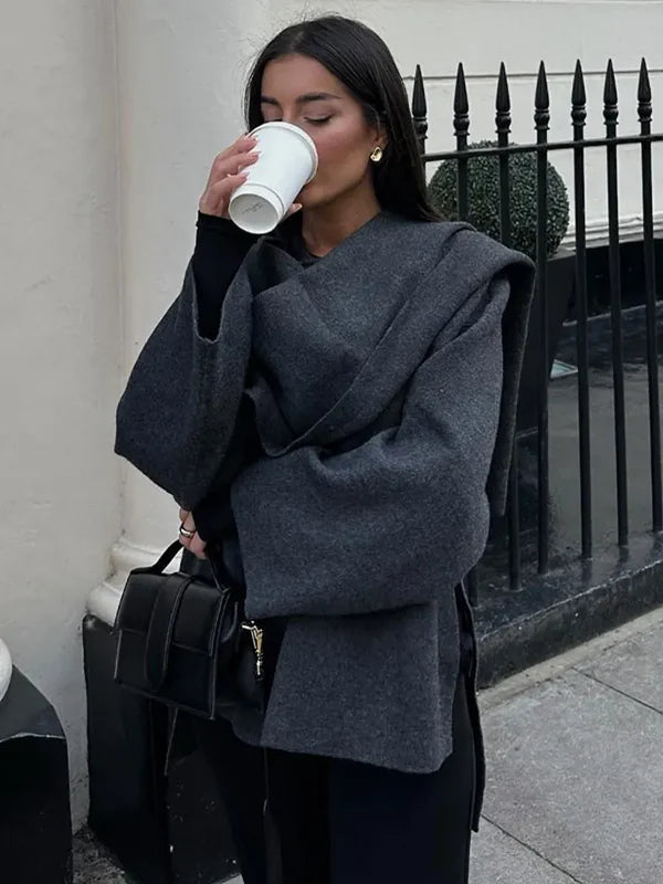 Avery | Elegant Luxe Cape Coat