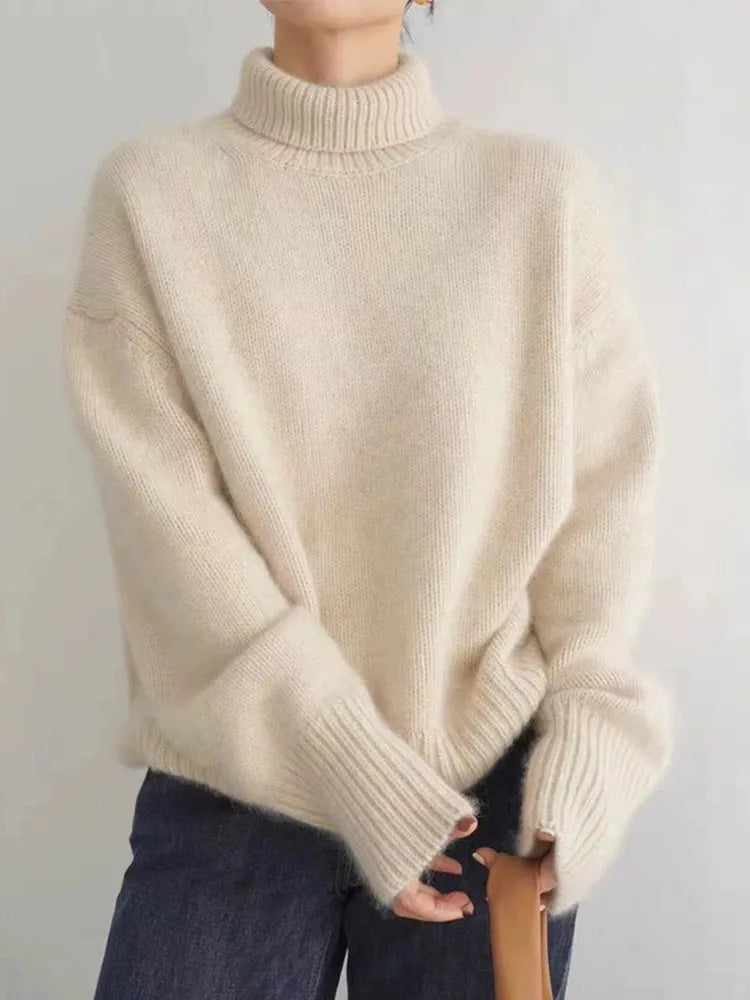 Isabella | High Neck Cashmere Sweater
