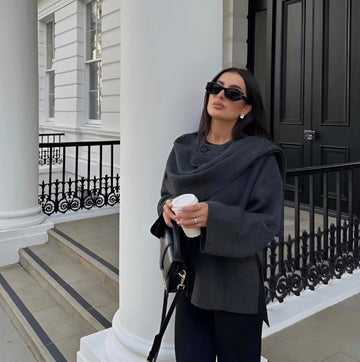 Avery | Elegant Luxe Cape Coat