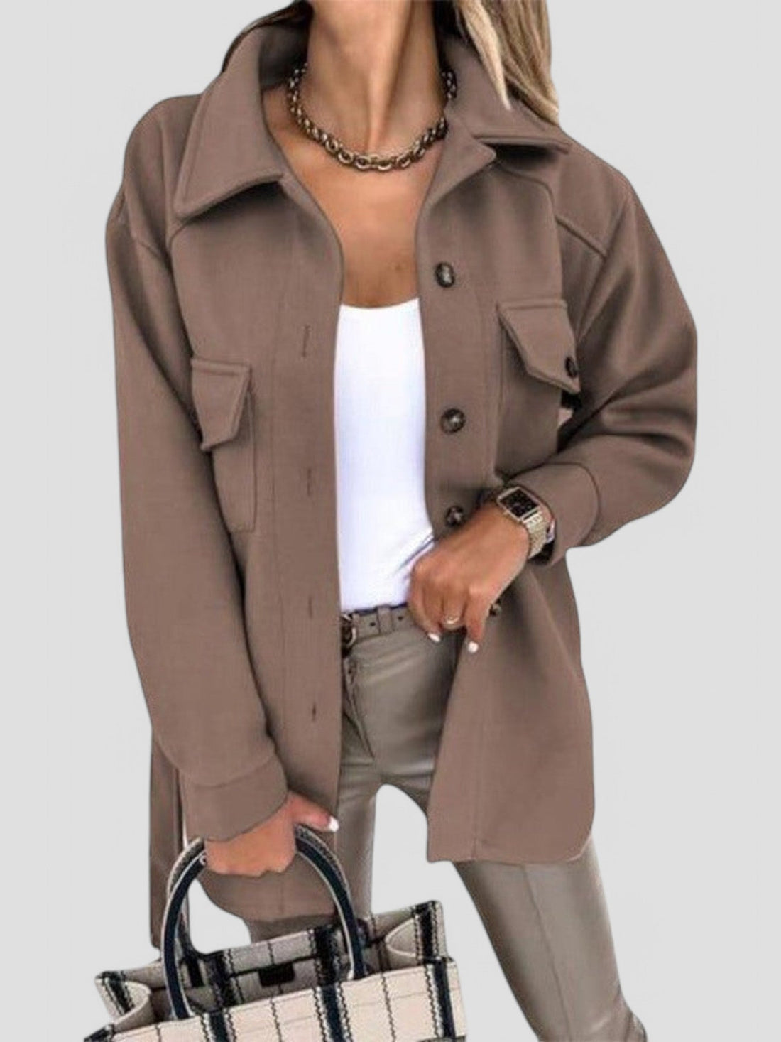 Emily | Stylish Summer Jacket with button closure