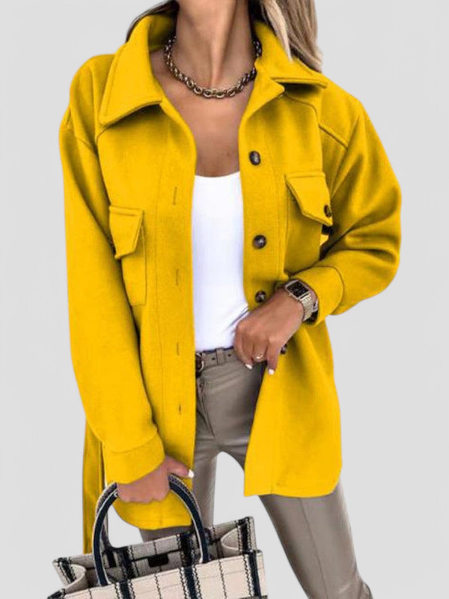 Emily | Stylish Summer Jacket with button closure