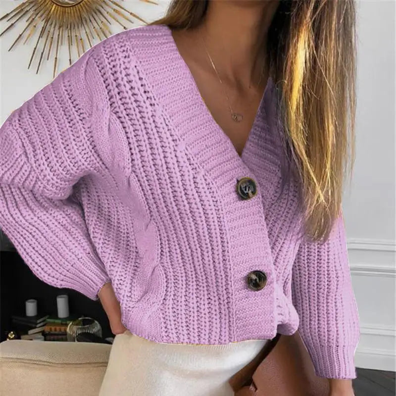 Mara | V-Neck Knitted Cardigan