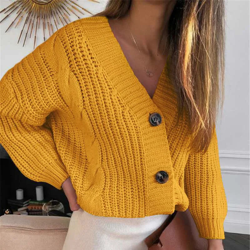Mara | V-Neck Knitted Cardigan