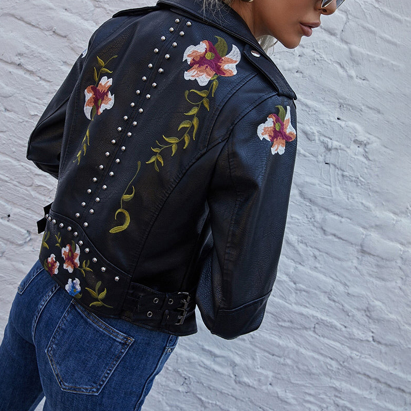 Sophia | Chic Floral Jacket with Artisan Touches