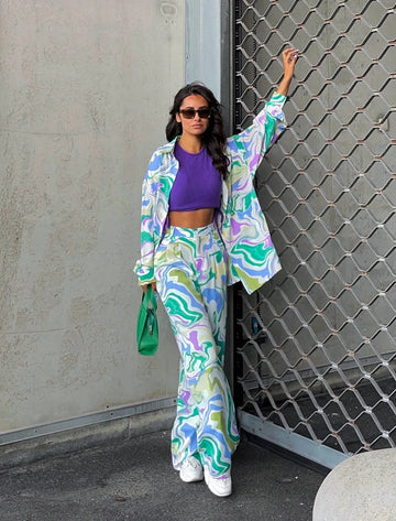 Maya | Trendy Vibrant Co-ord Set