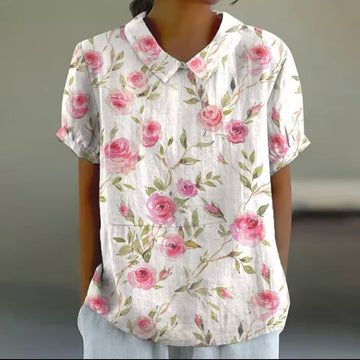 Lily | Chic Floral Blouse