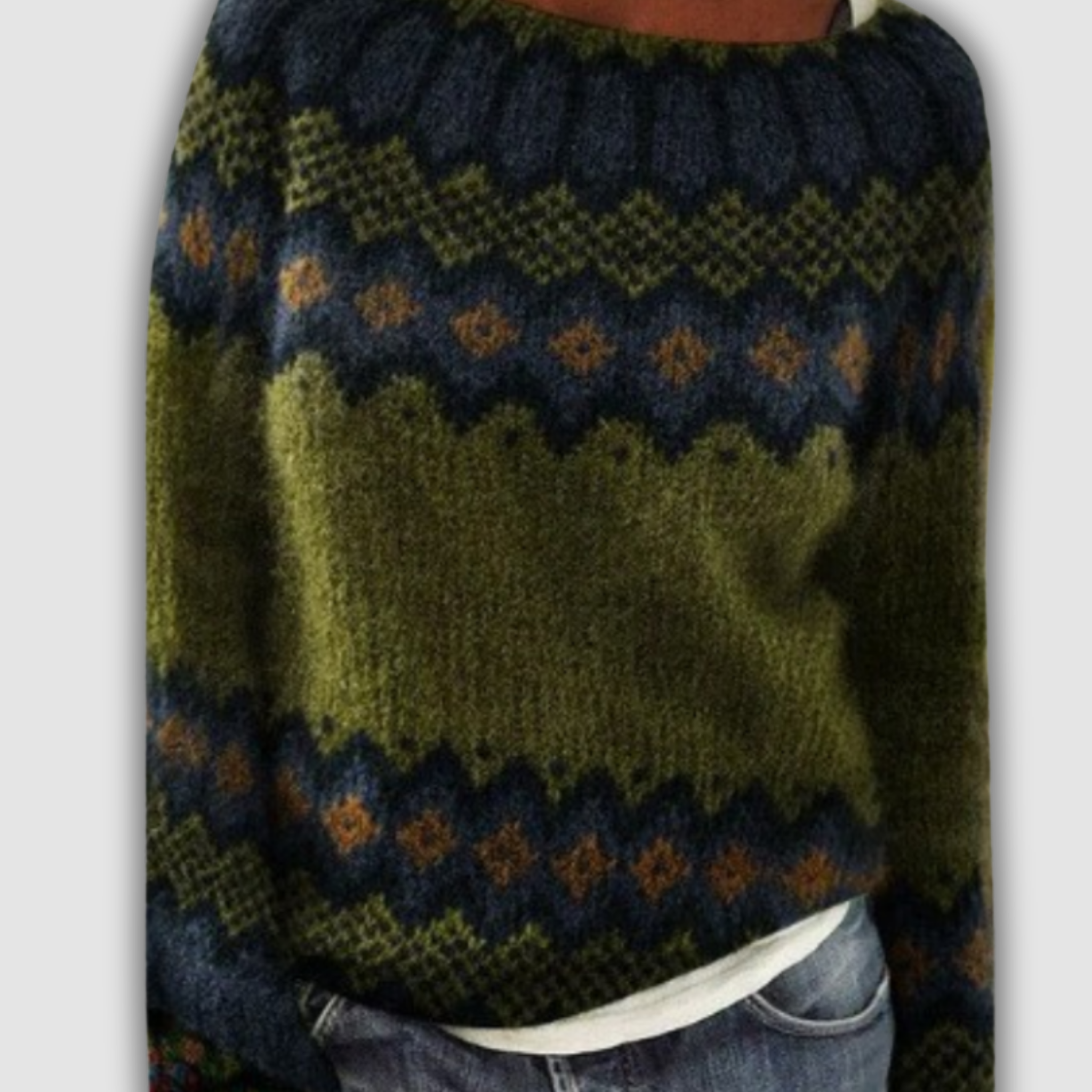 Malea | Cozy Retro Sweater