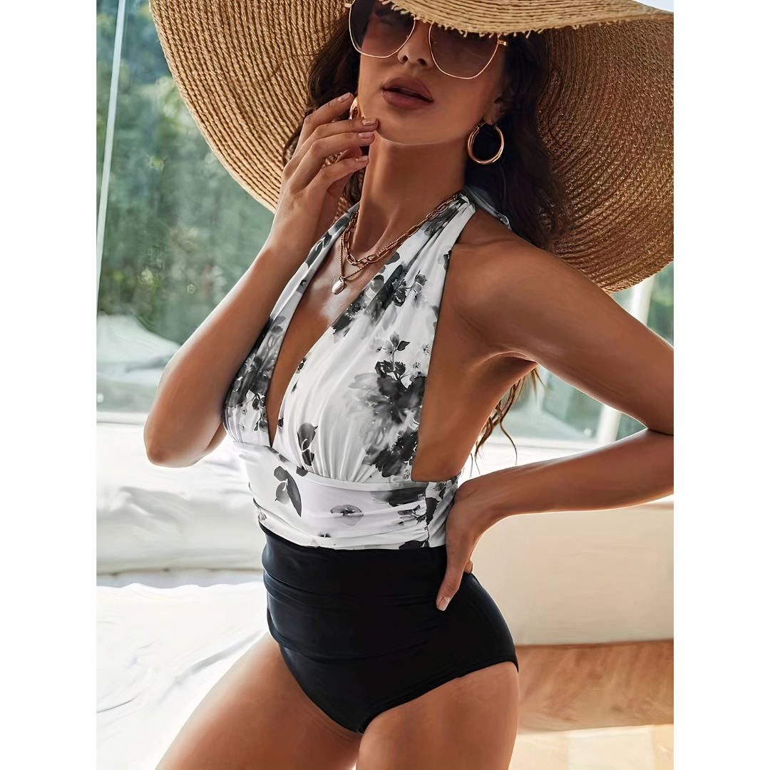 Sophia | Chic Marble Swimwear