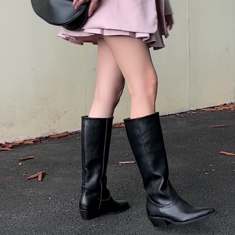 AURA | Sleek High-Rise Boots