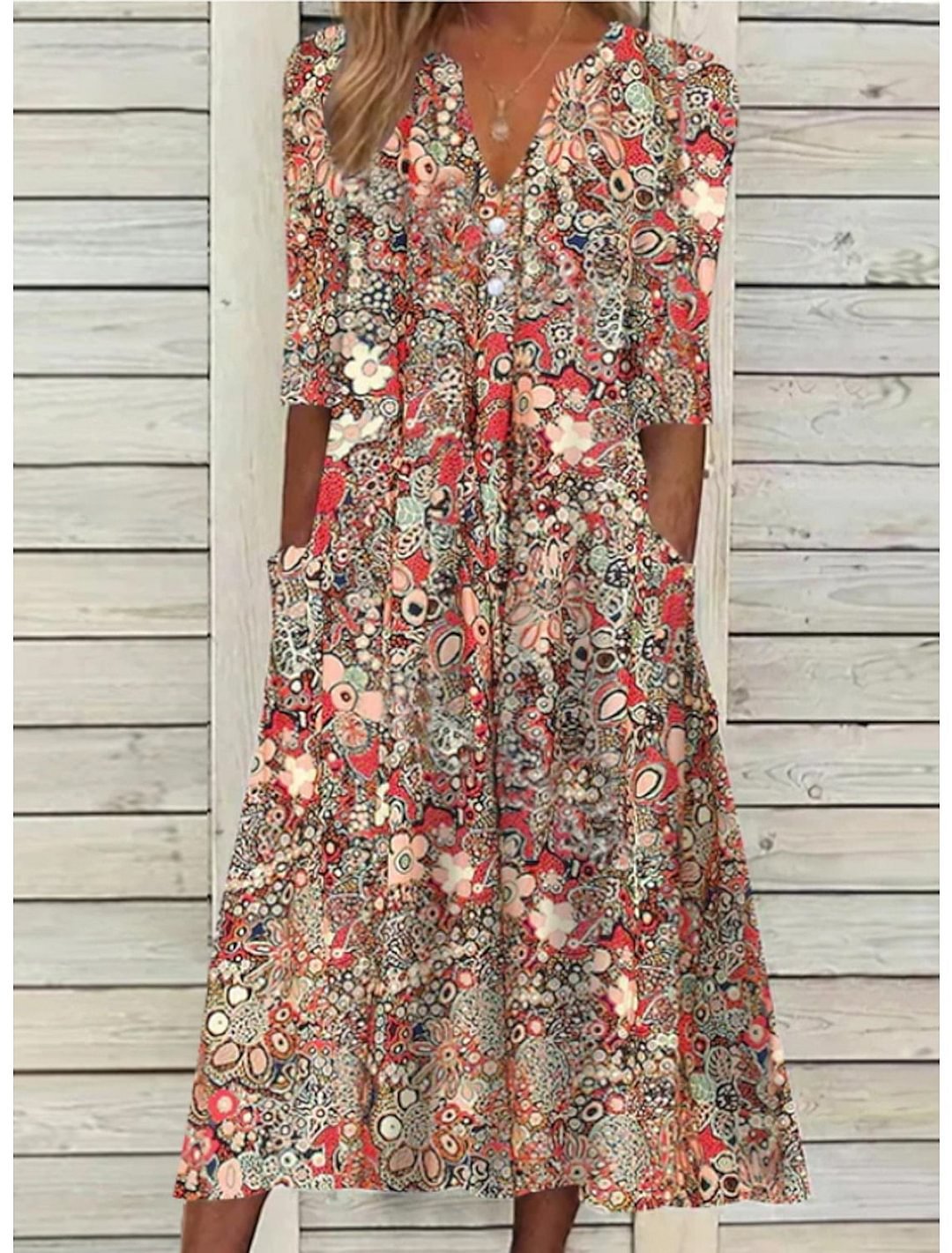 Lorna | Casual Summer Floral Dress