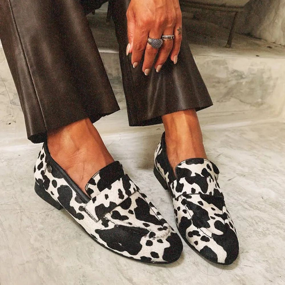 Blair | Elegant Animal Print Loafers