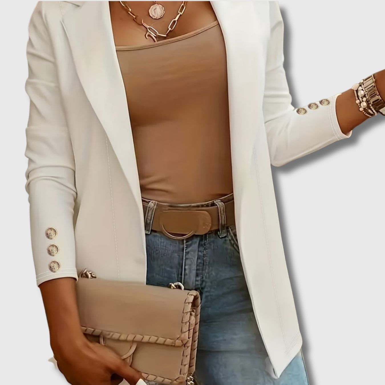 Noémie | Women's Elegant Long Jacket Limited Edition