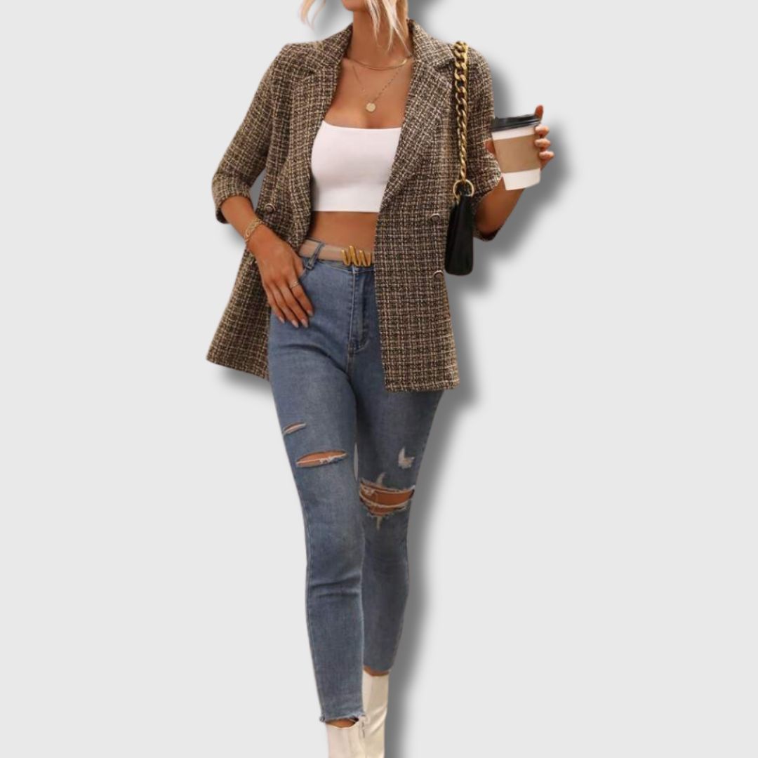 Sabine | Women's Chic Tweed Blazer Limited Edition