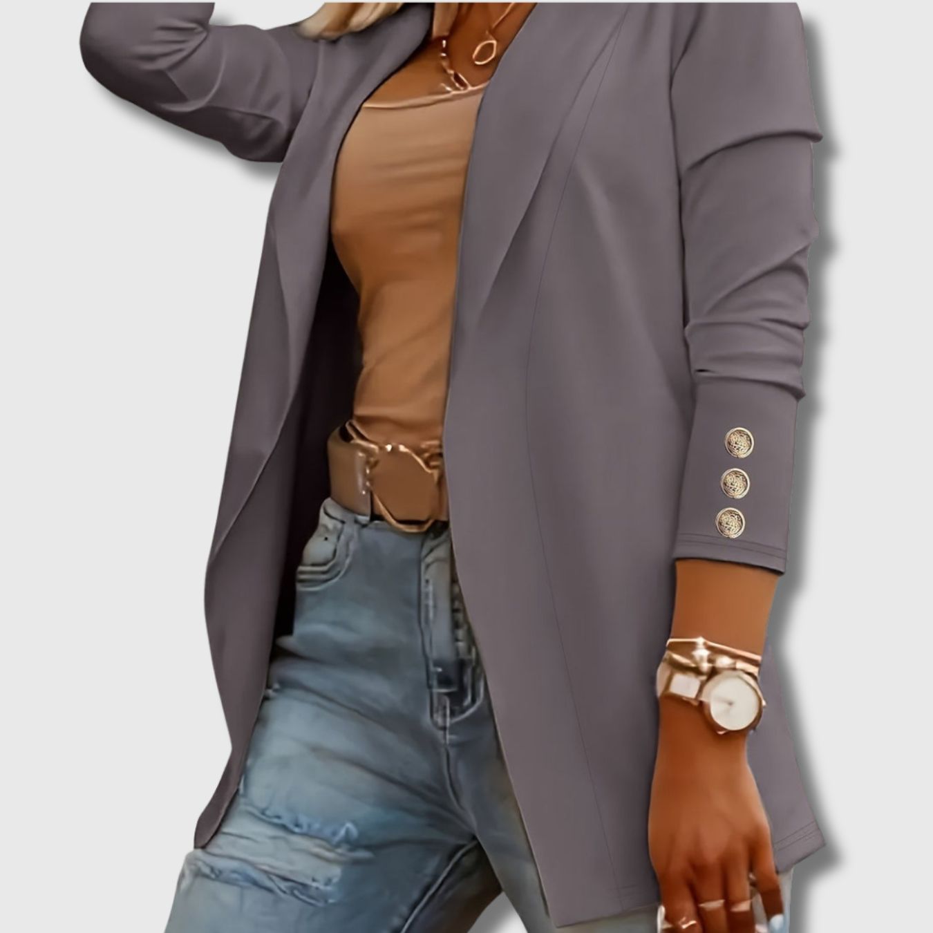 Noémie | Women's Elegant Long Jacket Limited Edition