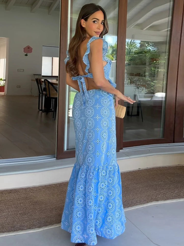 Sophie | Chic Ruffled Maxi Dress