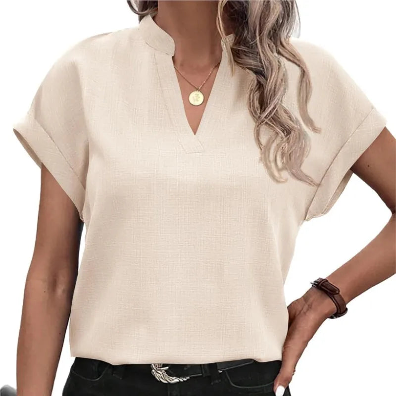 Vienna | Elegant V-Neck Blouse