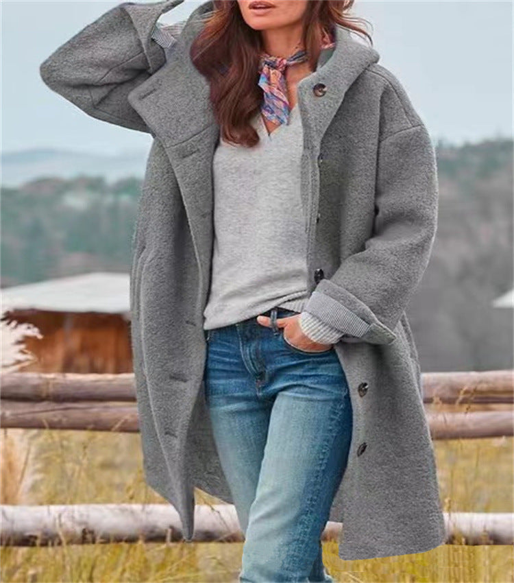 Sophia | Elegant Cozy Wool Long Coat