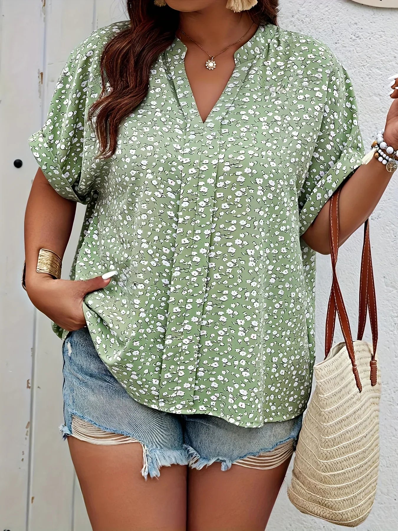 Lina | V-Neck Summer Blouse