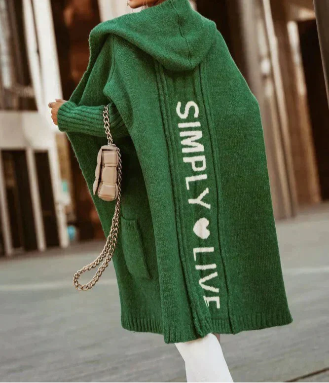 Jenette | Luxuriously Cozy Hooded Cardigan