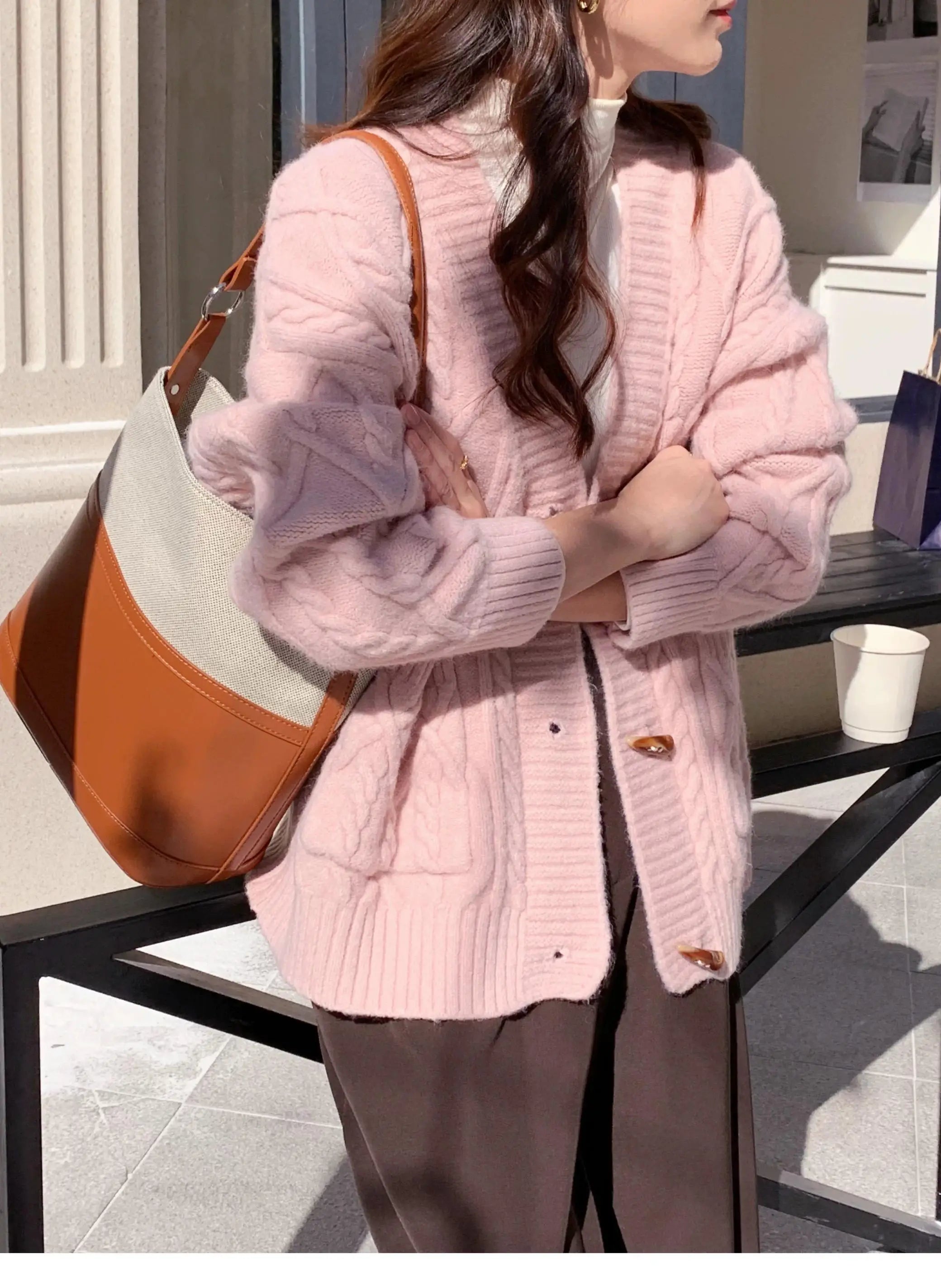 Elira | Cozy V-Neck Button Cardigan