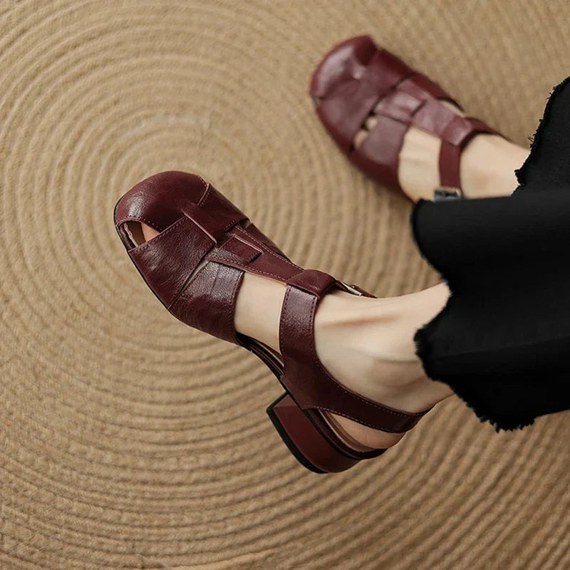Coralia Chunky Heel Shoes |