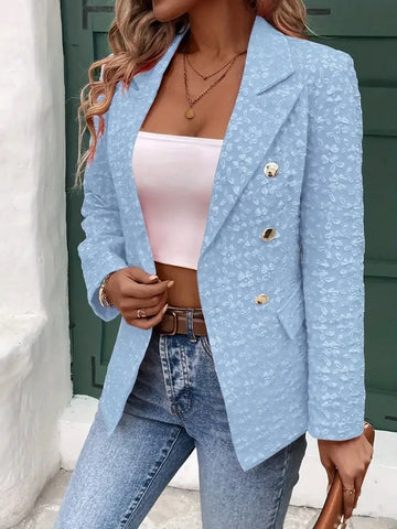 Savannah | Chic Vintage Double Breasted Blazer with Pockets