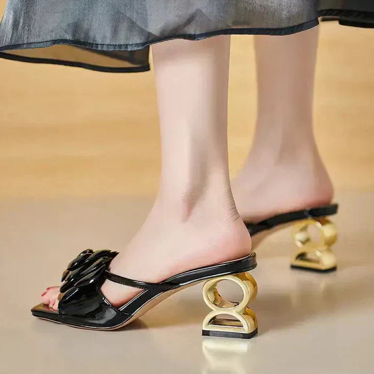 Dera | Floral Sandals