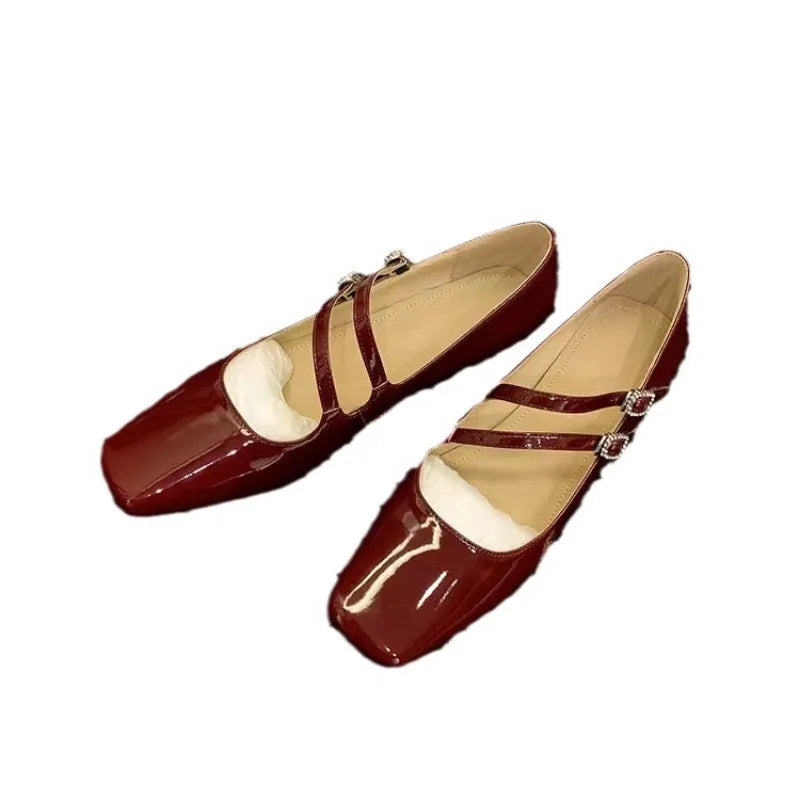 Rhian | Chic Double-Strap Flats