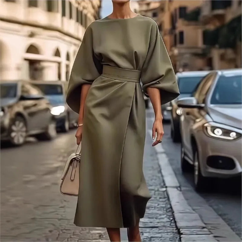 Isabella | Cozy Everyday Round Neck Dress