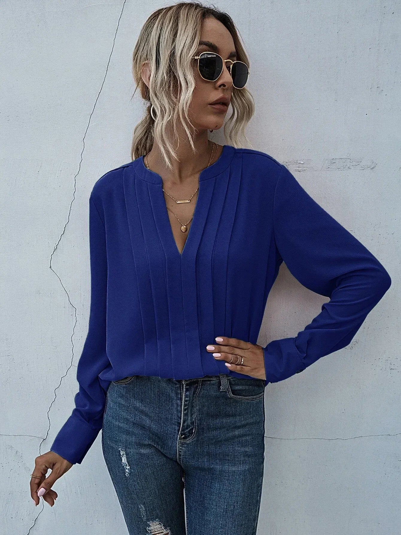 Aria | Chic Pleated Top