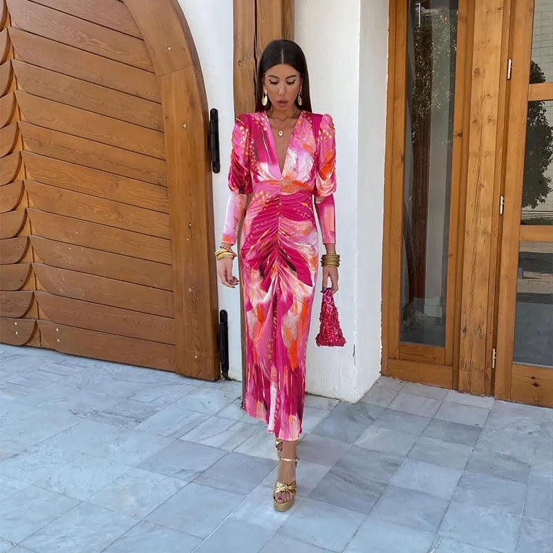 Emilia | Pink Mirage Party Dress