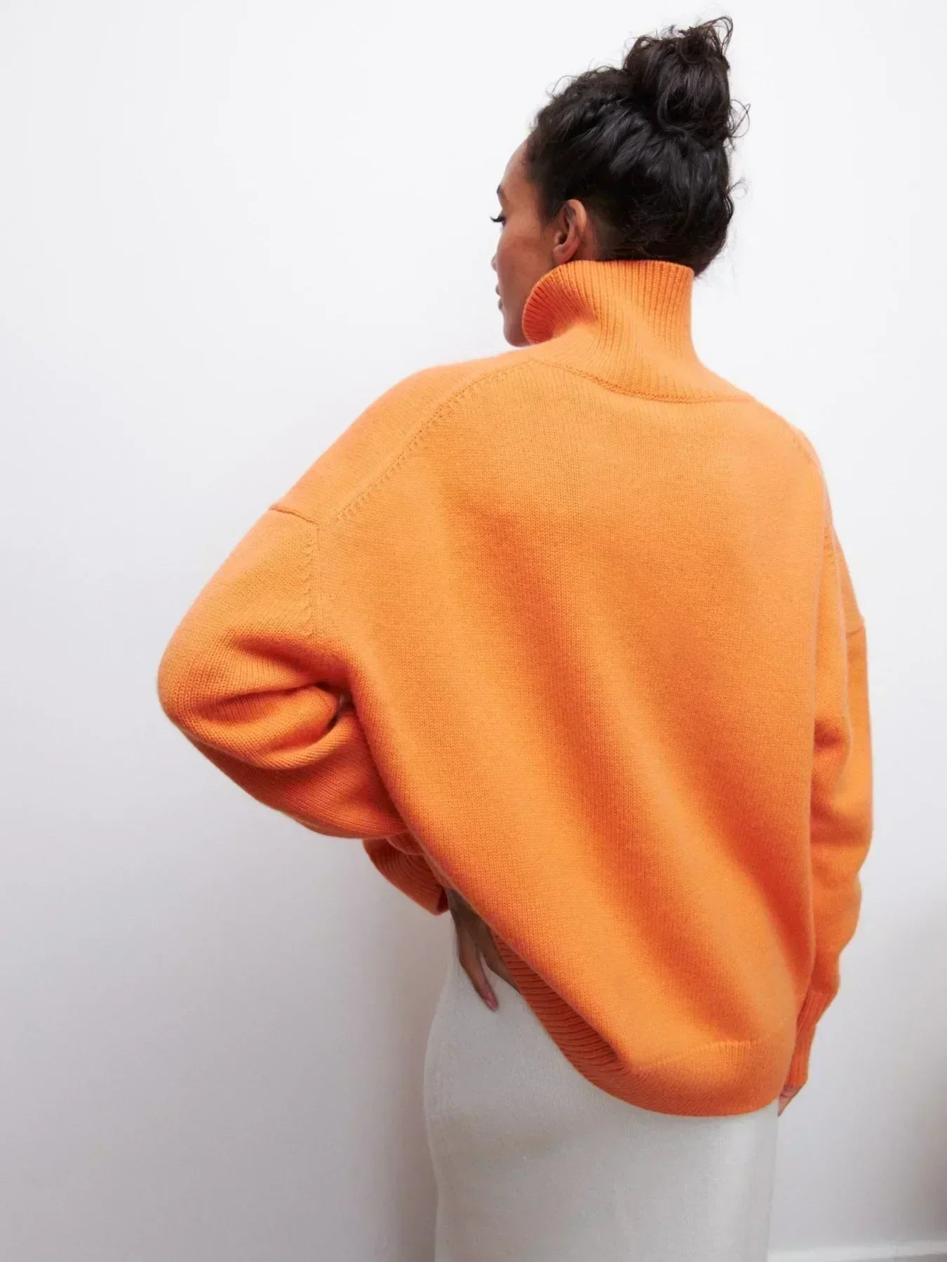 Eden | Elegant Oversized Turtleneck Knit Sweater